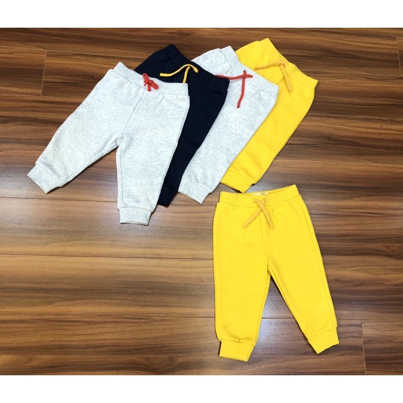 Quần dài Jogger nỉ bông Geejey hàng VNXK dư xịn cho bé trai bé gái