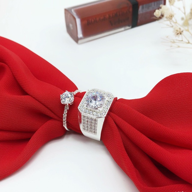 💥💥NHẪN ĐÔI TÌNH NHÂN CAO CẤP BẠC TA