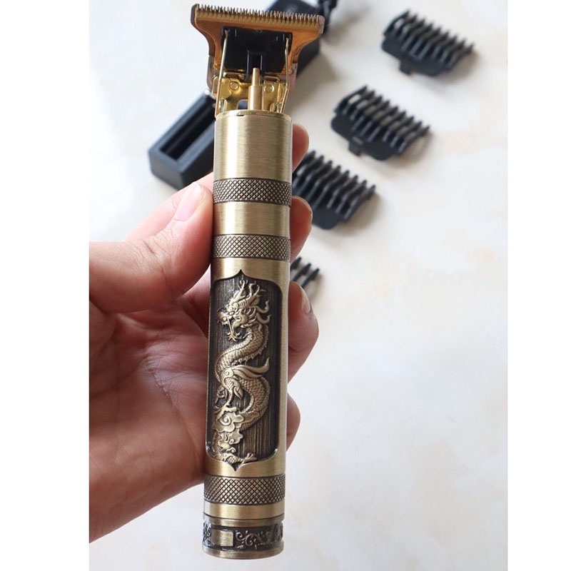 Tông Đơ Cắt Tóc, Máy Chắn Viền đầu sạc pin USB T9 sản phẩm dùng để cạo chân tóc, cạo râu, cắt tóc cho bé tiện lợi