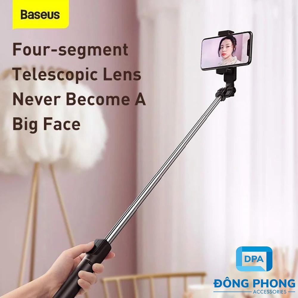 Gậy Chụp Hình Tripod 3 Chân Bluetooth Baseus Lovely Bracket Selfie Stick Chính Hãng