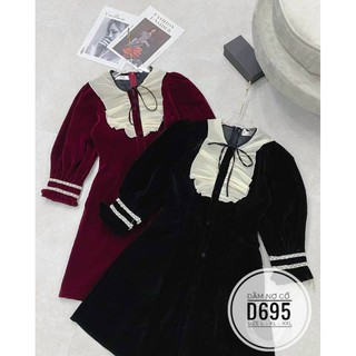 60-90kg Bigsize ĐẦM NƠ CỔ D695