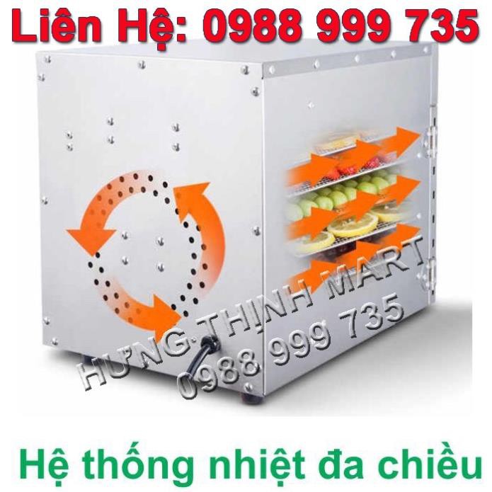 Hàng có sẵn, Máy sấy hoa quả thực phẩm 10 khay.