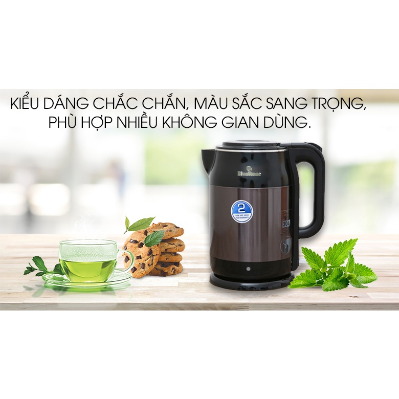Bình đun siêu tốc Bluestone KTB 3468 1.7 lít