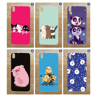 Ốp lưng htc 816 dẻo - hình heo, mèo, gấu, thỏ, minion