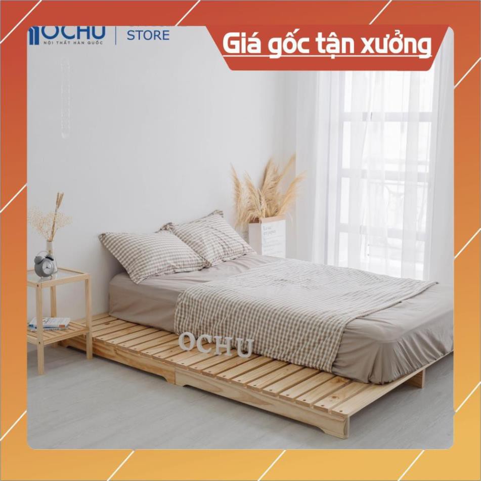 (Giá Xưởng) Giường Ngủ Pallet Gỗ Thông