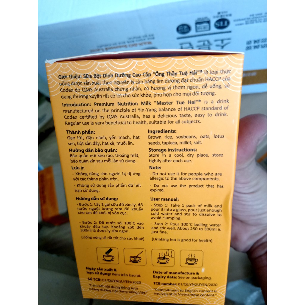 Ông Thầy Tuệ Hải 🌟 Sữa Bột Dinh Dưỡng Cao Cấp  220g, 11 gói