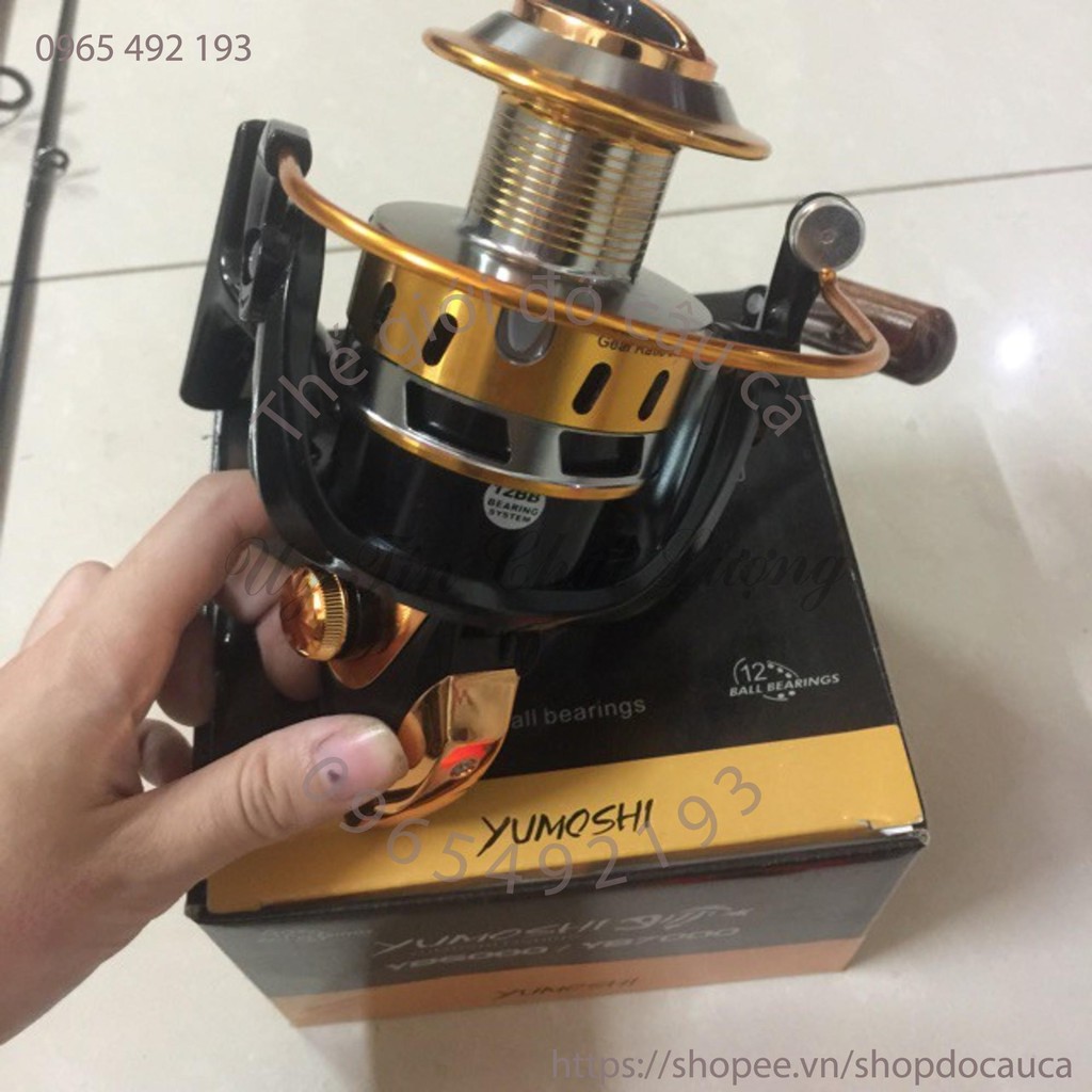 Combo cần 2 khúc shimano máy yumoshi yb ( rẻ vô địch )