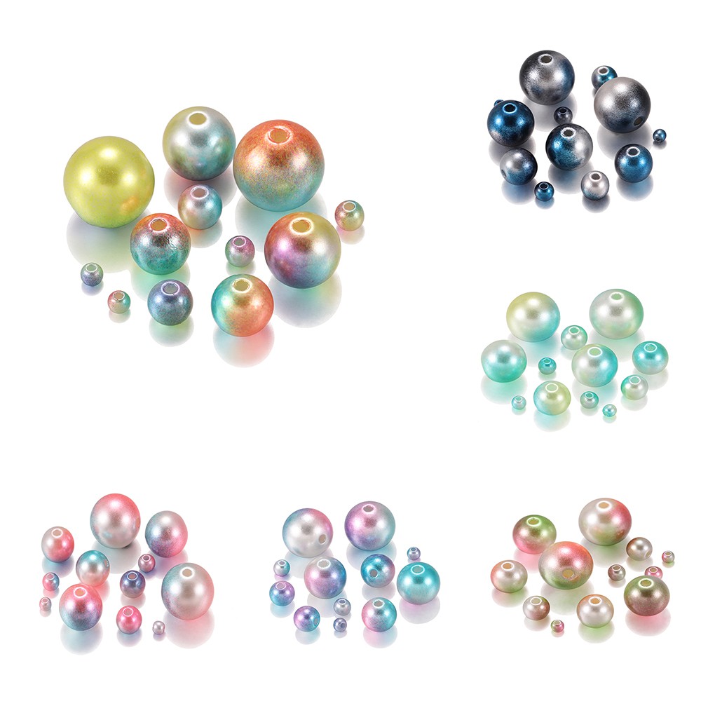 St.kunkka 360 chiếc / bộ hạt acrylic nhiều màu để làm đồ trang sức DIY tốt