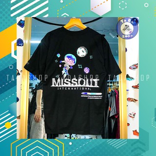 Áo Phông oversize Nam Nữ MISS.O.U.T ảnh thật