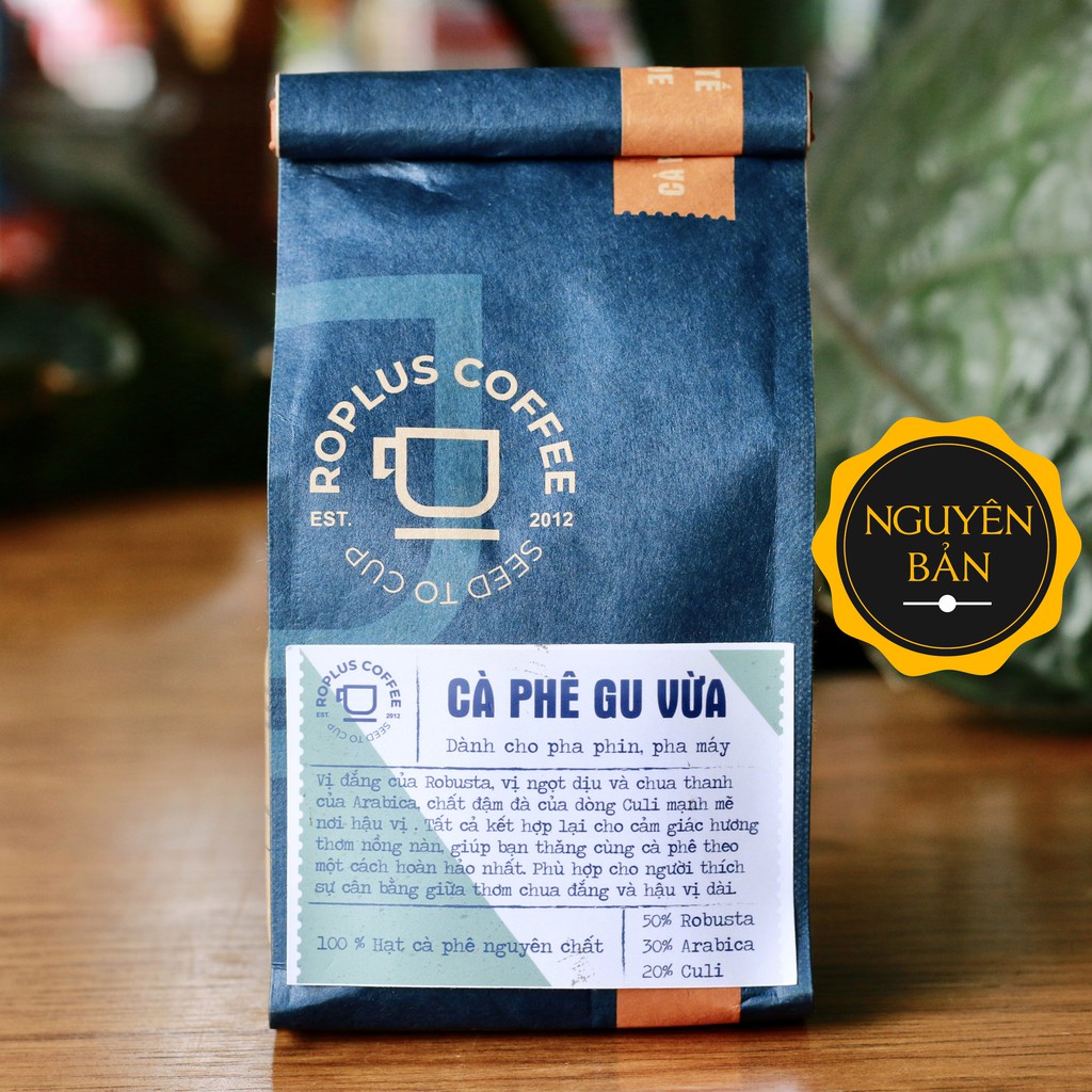 [Mã GROXUAN1 giảm 8% đơn 150K] Cà phê Gu Vừa nguyên chất rang mộc,pha phin, pha máy từ ROPLUS COFFEE | BigBuy360 - bigbuy360.vn