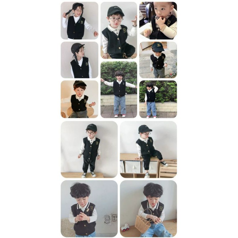 ÁO GHILE STYLE HÀN QUỐC CHO BÉ TRAI/ BÉ GÁI