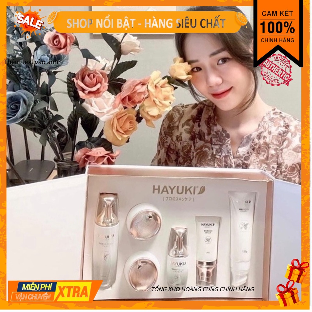 BỘ CHĂM  SÓC DA MẶT HAYUKI LUXURY NHẬT BẢN (giá sỉ từ 3 bộ)