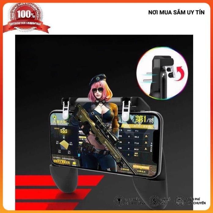 Tay Cầm Game W10 Có Nút Bắn + Joystick Cho Điện Thoại Chơi Pubg, Ros, Free Fire Controller HEAD SHOP