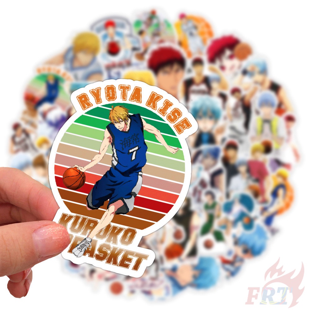 Bộ 50 Cái ❉ Miếng Dán Trang Trí Phong Cách Kuroko'S Basketball Series 01 ❉ Miếng Dán Trang Trí Hình Nhân Vật Kuroko Tetsuya