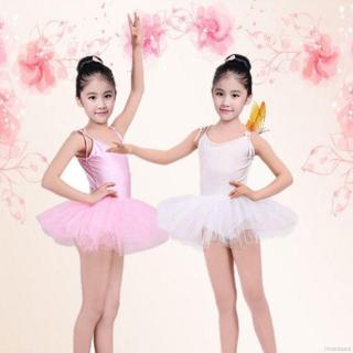 Đầm Múa Ballet Hai Dây Xinh Xắn Cho Bé Gái