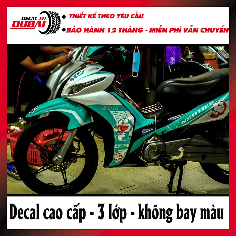 Tem Trùm Jupiter Doraemon Xanh Ngọc