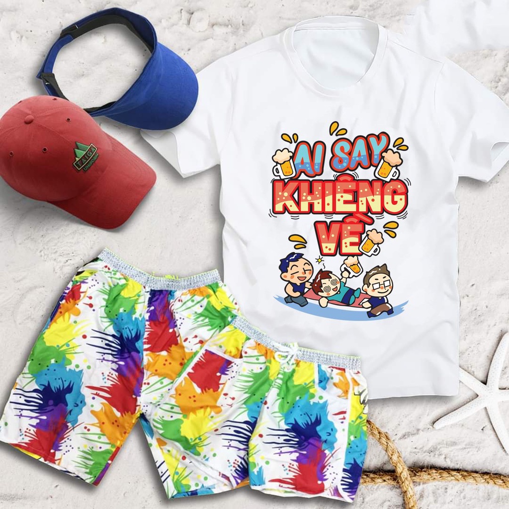 Bộ đồ Quần áo Mặc Làm đồng Phục Cho Gia đình đi Dã Ngoại Cho Hội Nhóm Công Ty Chơi Team Buiding đều được _ ADB47