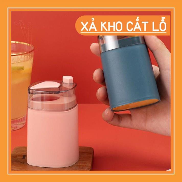 Hủ Đựng Tăm Nút Nhấn Tự Động Lấy Tăm Tiện Lợi Dễ Sử Dụng - Lọ đựng tăm xỉa răng tự động lấy tăm