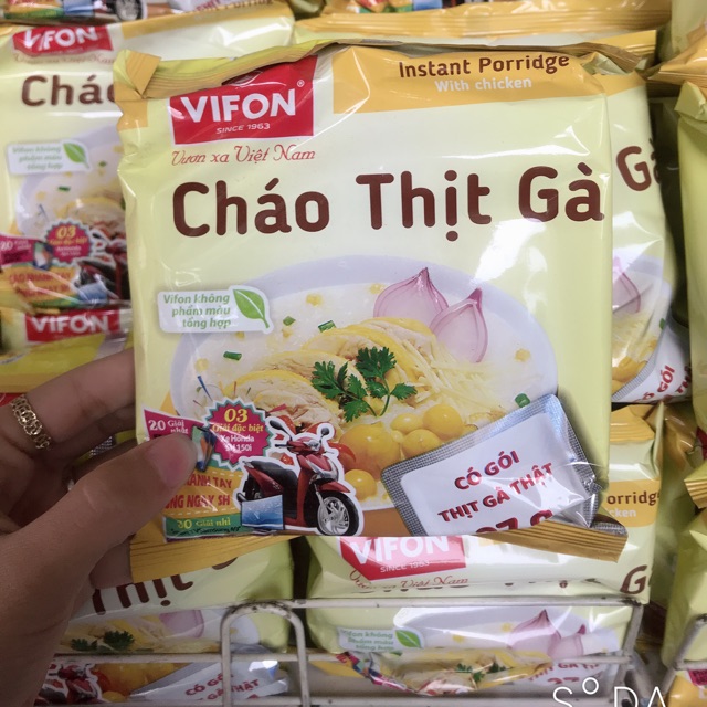 Cháo gà ăn liền vifon 50g/1 thùng