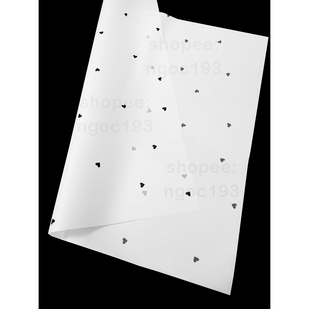 Giấy gói hoa nhám tim
