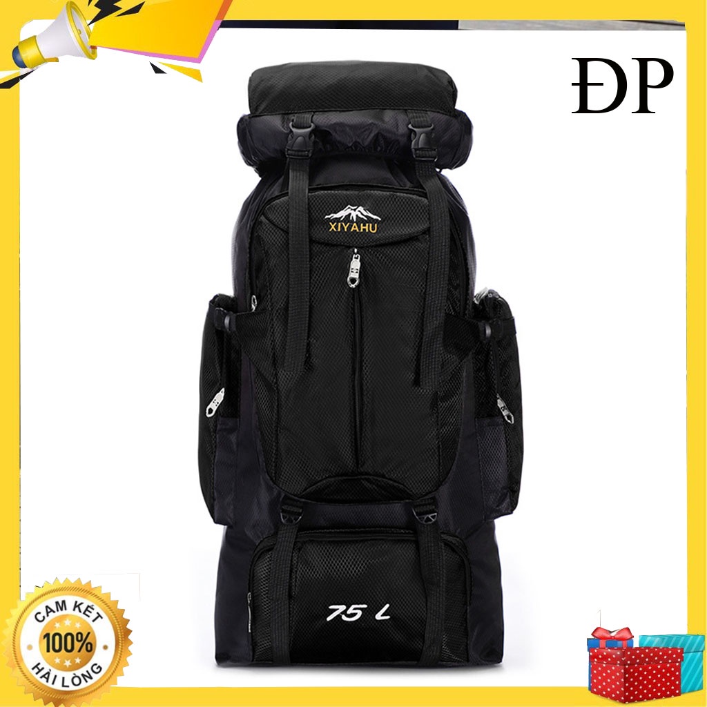 Balo du lịch cỡ lớn thể tích 75l cho mọi người thoải mái đựng đồ khi đi chơi,leo núi, đi phượt hay về quê