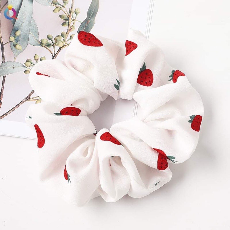 chun buộc tóc tròn hình dâu