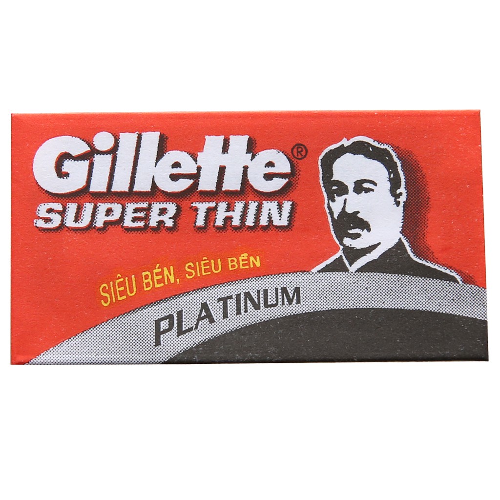 Dao Cạo Râu Gillette Super Thin Tặng Kèm Lưỡi