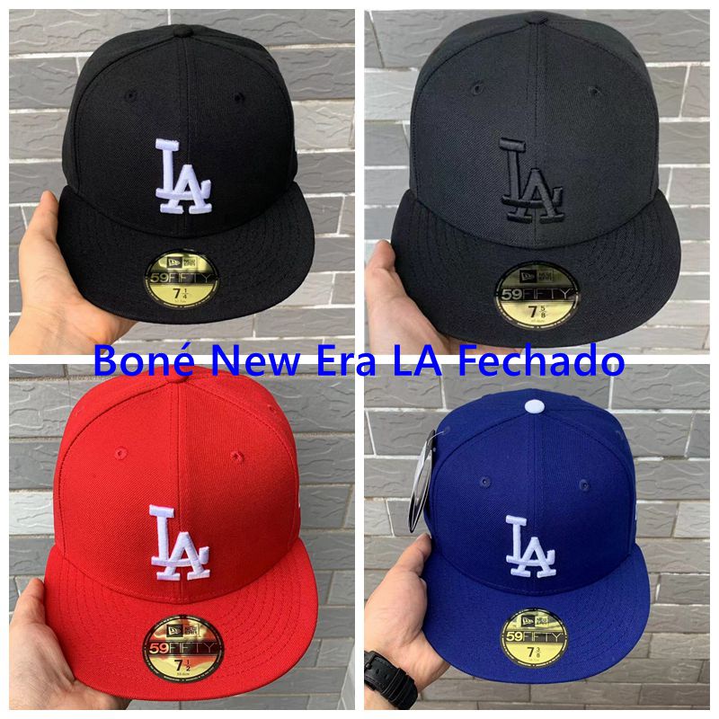 Mũ Bóng Chày ML-B 59fifty Kỷ Nguyên Mới LA Los Angeles Đóng Thẳng Vành CN9H (unisex)