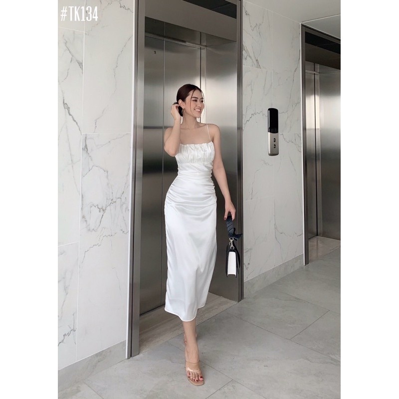 ĐẦM 2 DÂY DỰ TIỆC SIÊU SANG CHẢNH ⚡️⚡️GIÁ RẺ NHẤT SHOPEE-HÀNG CAO CẤP LOẠI 1⚡️⚡️ĐẦM DÂY TRẮNG,ĐỎ LỤA XẺ TÀ | BigBuy360 - bigbuy360.vn