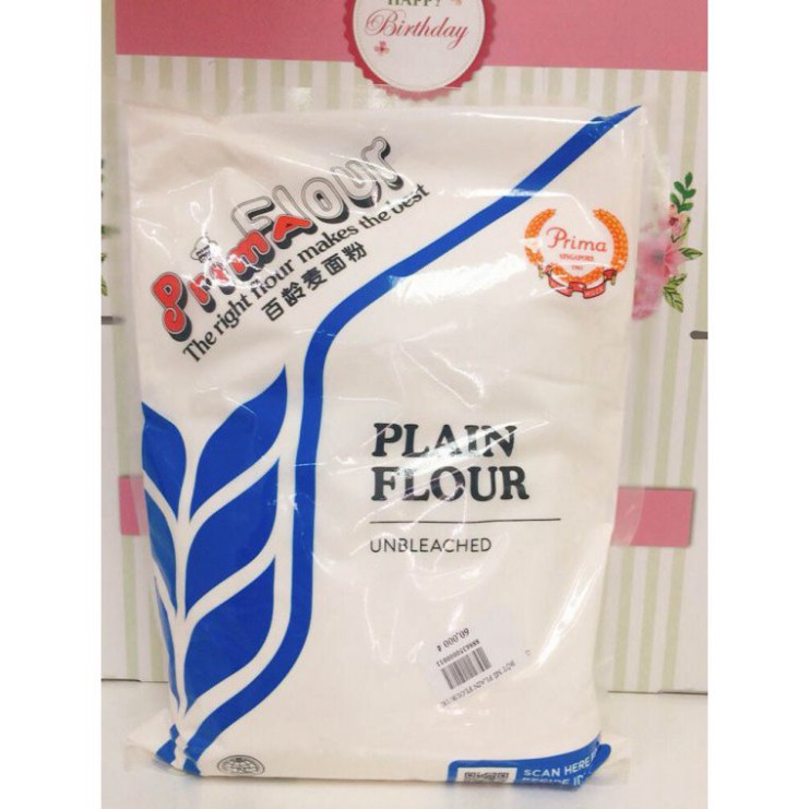 [Now Ship] Bột Mì Prima Plain Flour 1kg BakenChill