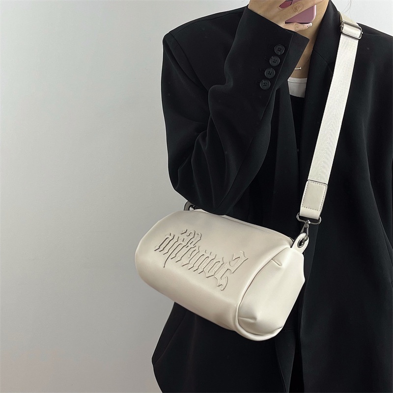 Túi Đeo Chéo Màu Trơn Thêu Chữ Phong Cách Gothic Thời Trang Mới 2022 Gylb1621
