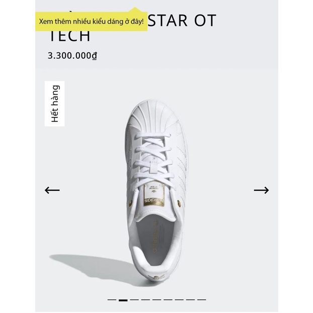 Giày Superstar Adidas chính hãng