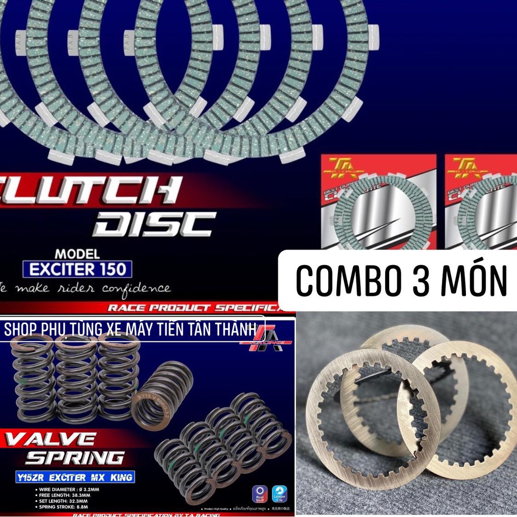 [ COMBO 3 MÓN ] LÒ XO / BỐ NỒI / LÁ SẮT ĐỘ TA RACING EX150 / TFX / MLAS 150