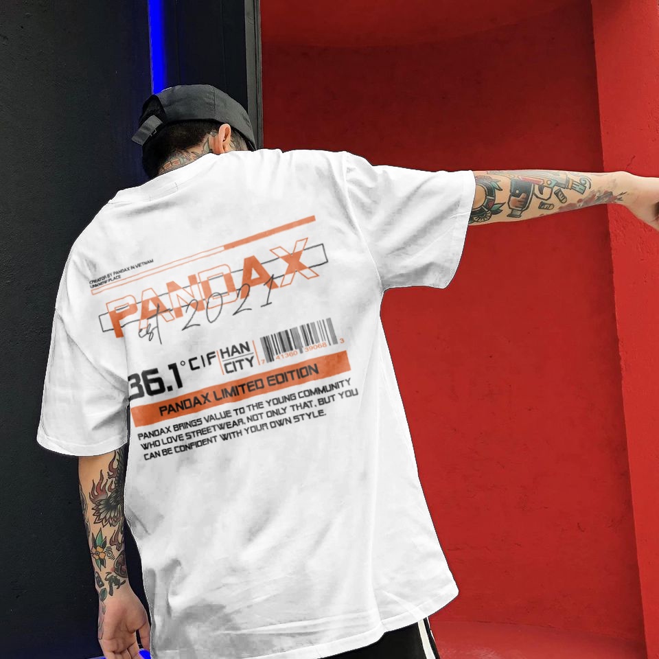 Áo thun tay lỡ PANDAX phông Unisex nam nữ Premium Cotton oversize form rộng LIMITED EDITION [ Full Box ] | BigBuy360 - bigbuy360.vn