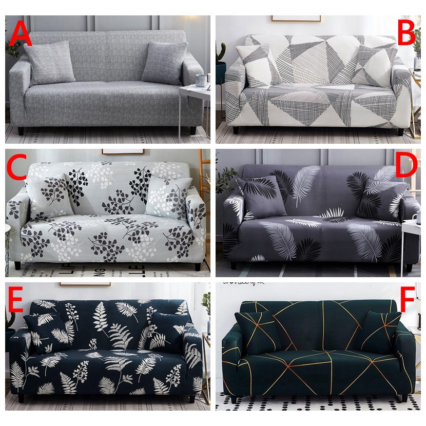 Vỏ bọc bảo vệ ghế sofa loại 1/2/3/4 chất liệu co giãn kích thước 35''-118''