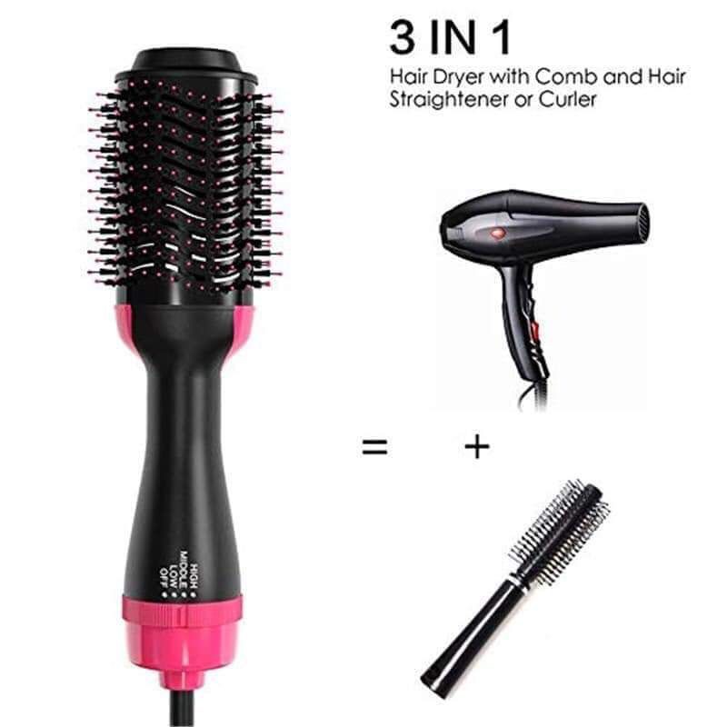 Máy sấy tóc lược điện đa năng 3in1 Revlon one - step hair dryer and volumiser TT