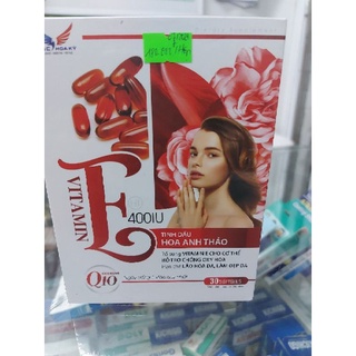 Vitamin E 400IU Tinh dầu hoa anh thảo bổ sung vitamin