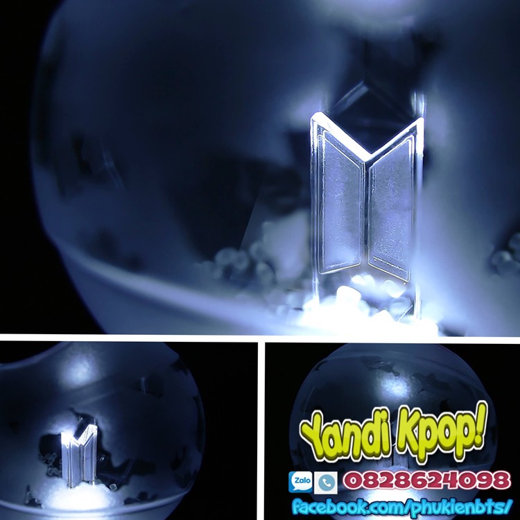 Đèn cổ vũ ARMY Bomb Lightstick BTS Official Ver 3, Kết Nối Bluetooth, Đổi Màu