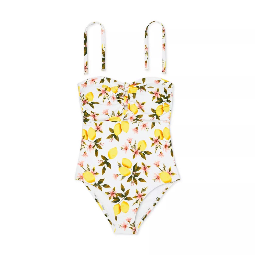 Bộ bơi 1 mảnh Monokini, hoạ tiết lemon