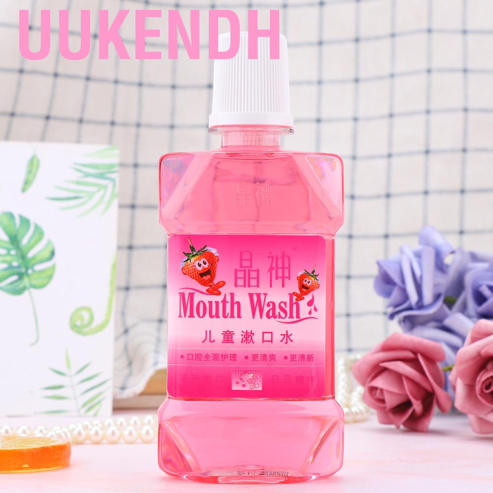 Uukendh 210ML Portable Fruit Flavour Children Mouthwash Anti-caries Bad Breath Removal Kids Oral Care