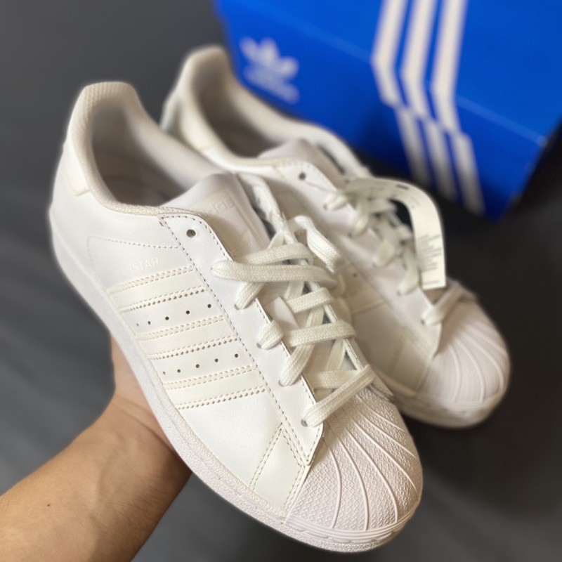 💙Xã Lỗ 💙Thanh Lý Tồn Kho 💙Giày Adidas 3 Sọc Trắng AllWhite Chính Hãng Adidas