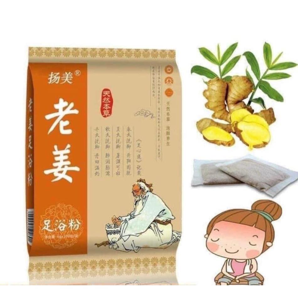 Túi 100 gói thảo dược ngâm chân