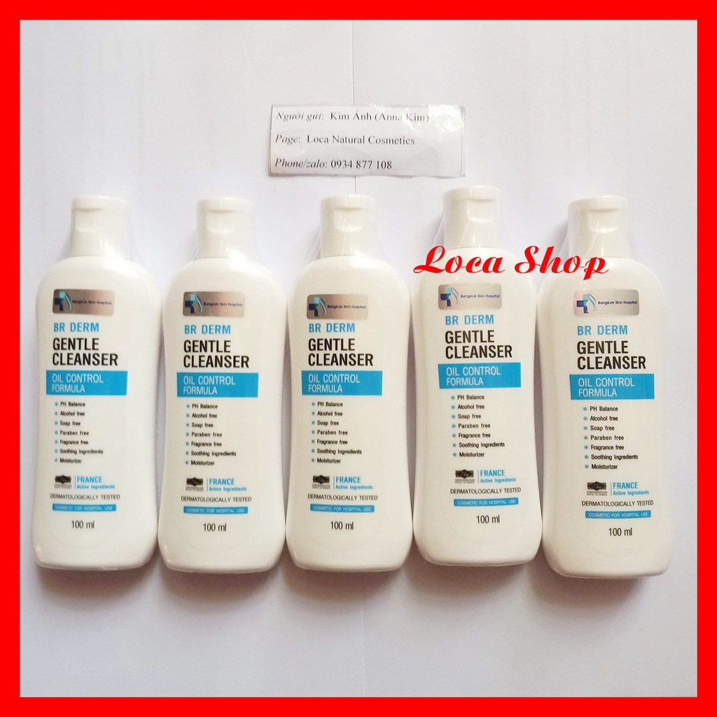 [SẴN] Sữa rửa mặt cho da dầu mụn BR Derm Gentle Cleanser Thái | BigBuy360 - bigbuy360.vn