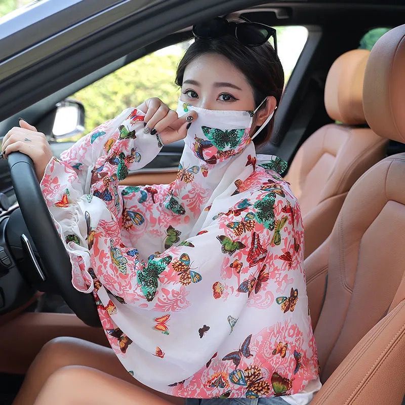 Áo Choàng Cổ Tay Dài Chống Tia Cực Tím Chống Nắng Thoáng Khí Dành Cho Nữ Khi Lái Xe