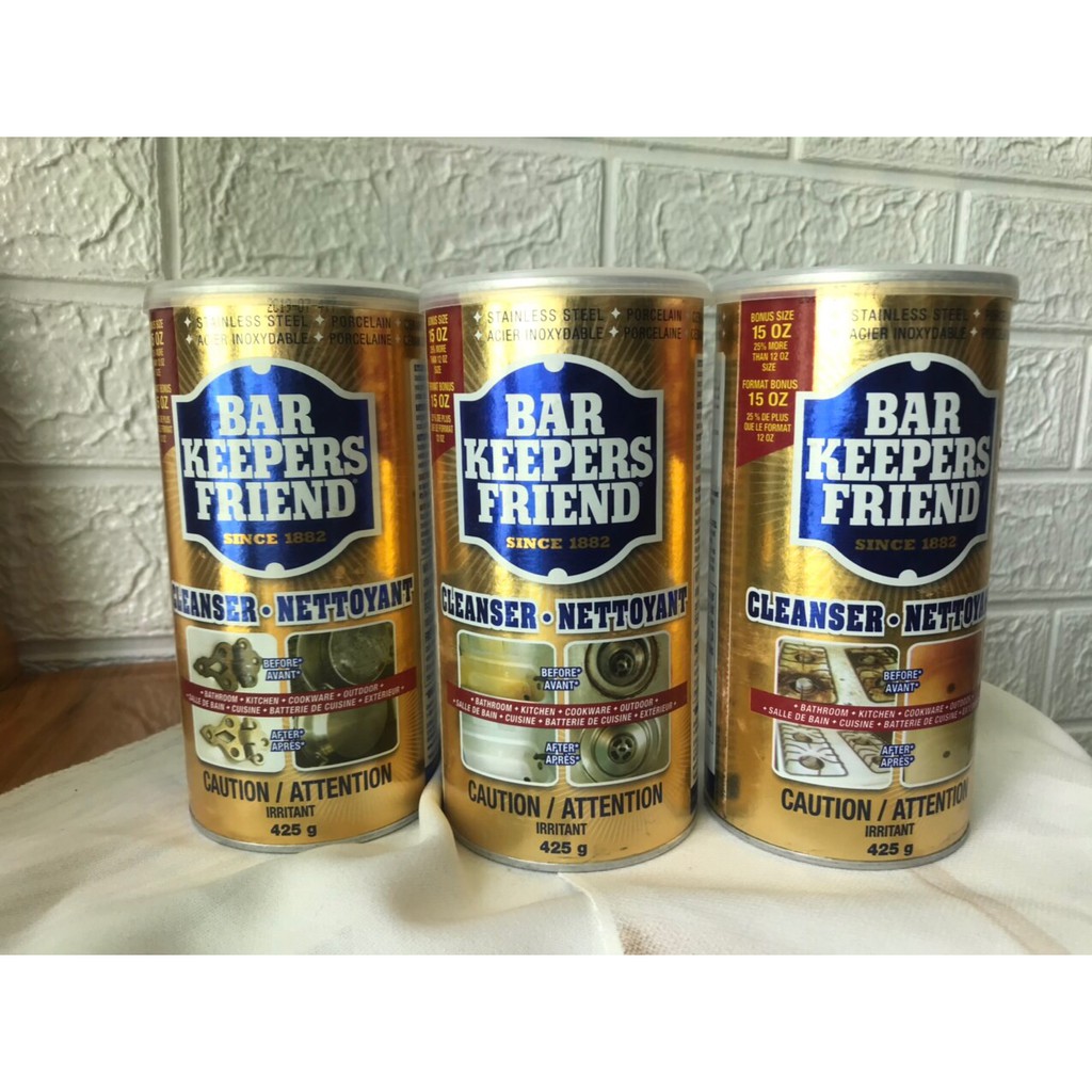 Bột làm sạch đa năng  Bar keepers friend 💢 LÀM SẠCH MỌI VẾT BẨN 💢chất tẩy đa năng, sạch bong kin kít