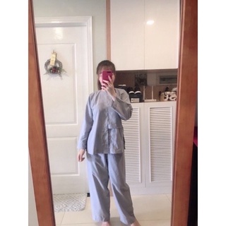 Đồ lam đi chùa ✅✅ Vạt Ho Nút thắt ( Nam , Nự )