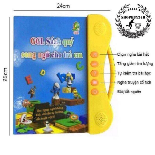 HCM -  Sách Điện Tử Thông Minh Cho Bé -Sách Song Ngữ Cho Bé Học Tiếng Anh