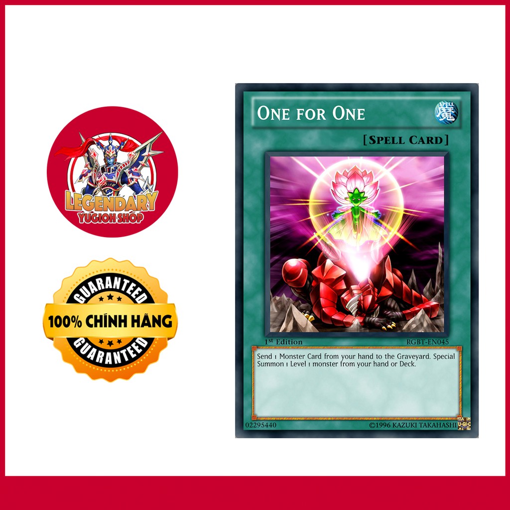 EN-JP]Thẻ Bài Yugioh Chính Hãng] One For One