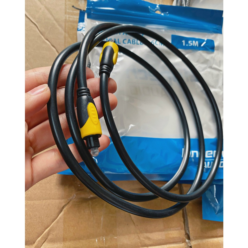 Dây quang optical 1,5m. Dây quang âm thanh cao cấp Linpech