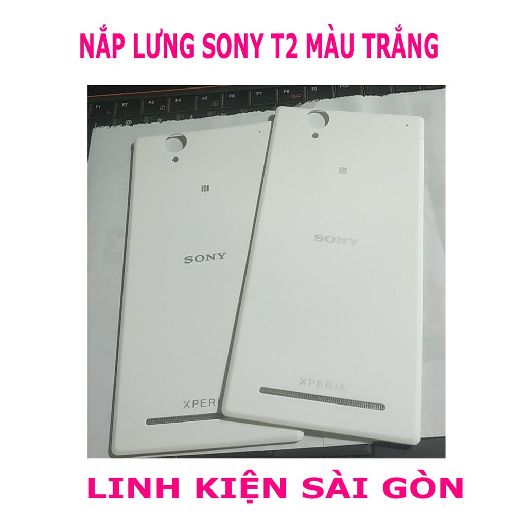 NẮP LƯNG SONY T2 MÀU TRẮNG
